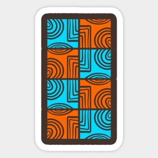 Mid Century Tiki Bar Happy Hour Sticker